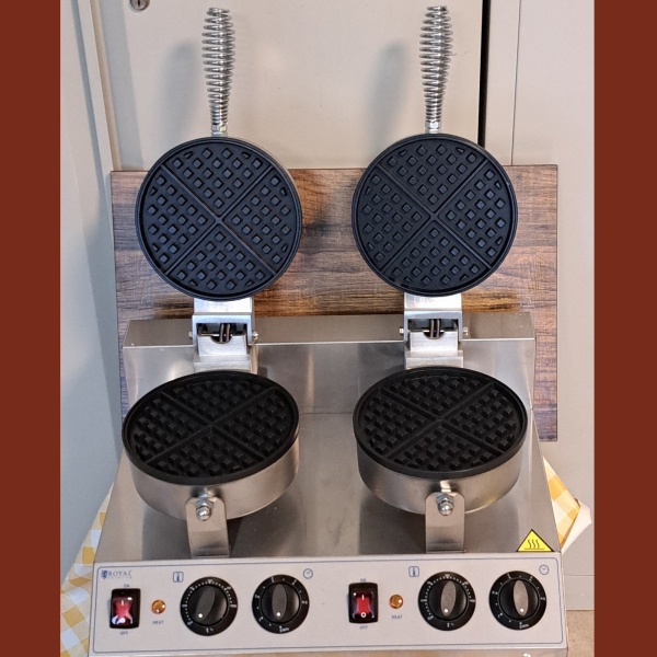Waffeleise doppel
